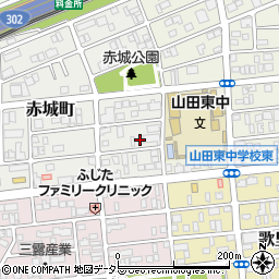 愛知県名古屋市西区赤城町65周辺の地図