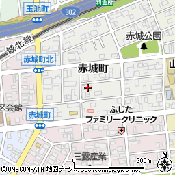 愛知県名古屋市西区赤城町80周辺の地図