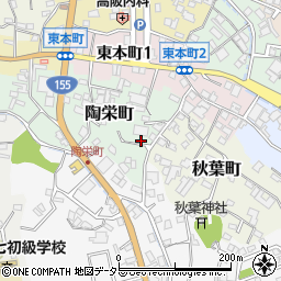 愛知県瀬戸市陶栄町周辺の地図