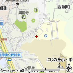 愛知県瀬戸市中山町2周辺の地図