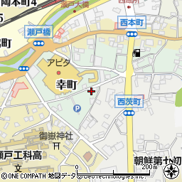 愛知県瀬戸市幸町11周辺の地図