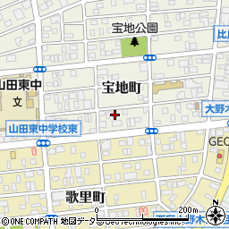 愛知県名古屋市西区宝地町158周辺の地図