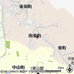 愛知県瀬戸市南東町64周辺の地図
