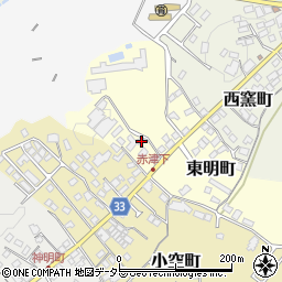 愛知県瀬戸市東明町44周辺の地図