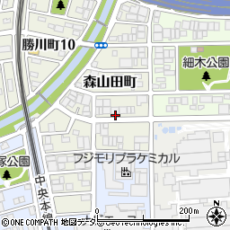 愛知県春日井市森山田町56周辺の地図