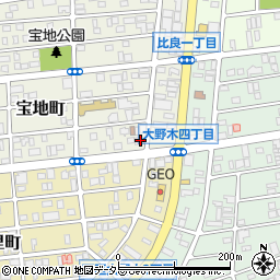 愛知県名古屋市西区宝地町366周辺の地図