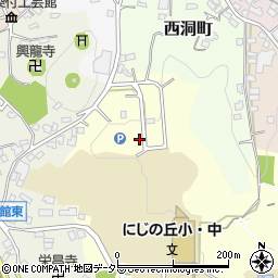 愛知県瀬戸市中山町4周辺の地図