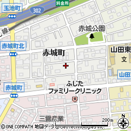 愛知県名古屋市西区赤城町74周辺の地図