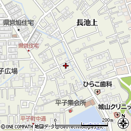 愛知県尾張旭市平子町中通287周辺の地図