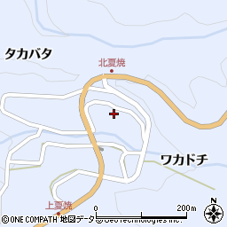 愛知県豊田市夏焼町トヤガ子周辺の地図