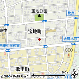 愛知県名古屋市西区宝地町154周辺の地図
