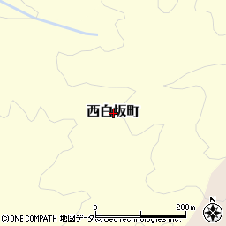 愛知県瀬戸市西白坂町周辺の地図