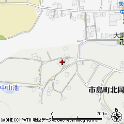 兵庫県丹波市市島町北岡本341周辺の地図