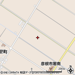 滋賀県彦根市稲里町周辺の地図