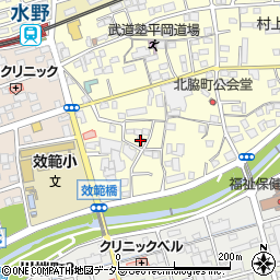 愛知県瀬戸市北脇町207周辺の地図