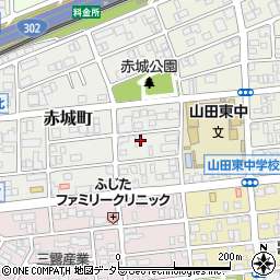 愛知県名古屋市西区赤城町72周辺の地図