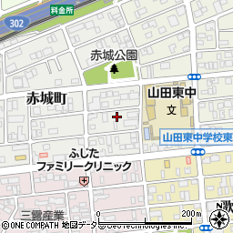 愛知県名古屋市西区赤城町70周辺の地図