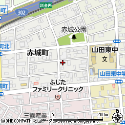 愛知県名古屋市西区赤城町73周辺の地図
