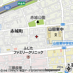 愛知県名古屋市西区赤城町71周辺の地図