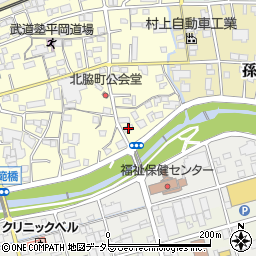 愛知県瀬戸市北脇町244周辺の地図
