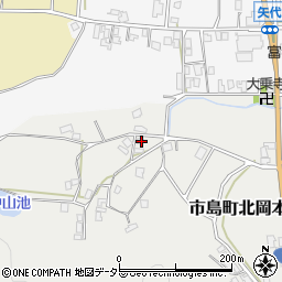 兵庫県丹波市市島町北岡本343周辺の地図