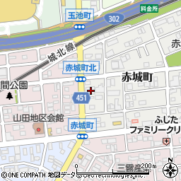愛知県名古屋市西区赤城町40周辺の地図