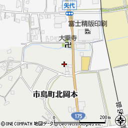 兵庫県丹波市市島町北岡本215-1周辺の地図