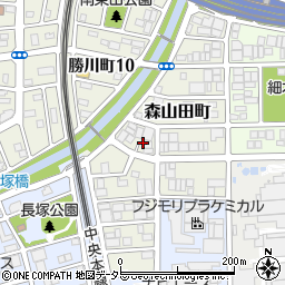 愛知県春日井市森山田町60周辺の地図