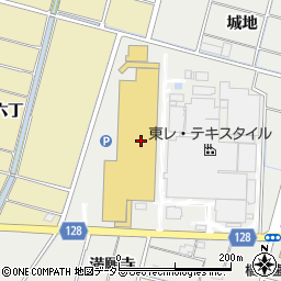 スガキヤ稲沢平和バロー店周辺の地図