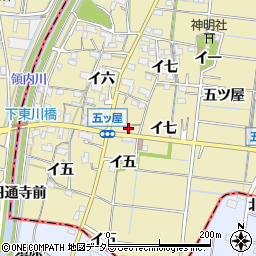 愛知県稲沢市祖父江町甲新田イ六94周辺の地図
