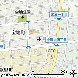愛知県名古屋市西区宝地町359周辺の地図