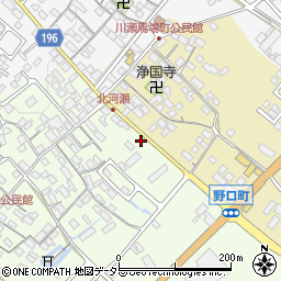 滋賀県彦根市南川瀬町818周辺の地図