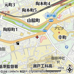 名古屋銀行瀬戸支店 ＡＴＭ周辺の地図