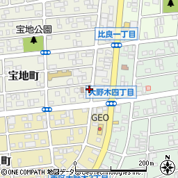 愛知県名古屋市西区宝地町365-2周辺の地図