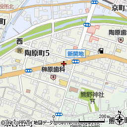愛知県瀬戸市陶原町4丁目周辺の地図