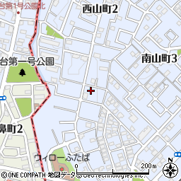愛知県瀬戸市西山町周辺の地図