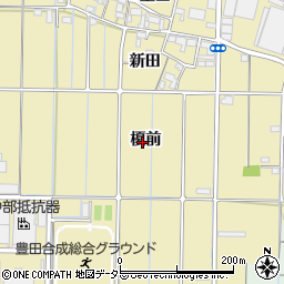 愛知県稲沢市北島町榎前周辺の地図