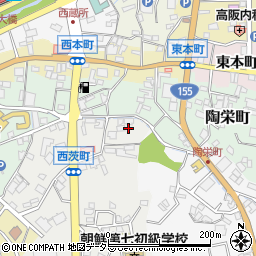 愛知県瀬戸市西茨町5周辺の地図