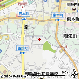 愛知県瀬戸市西茨町5周辺の地図