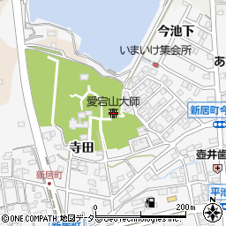 愛宕山大師周辺の地図