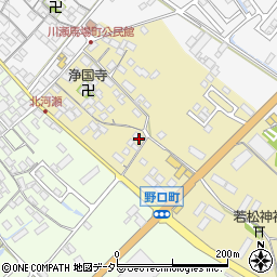 滋賀県彦根市野口町232周辺の地図