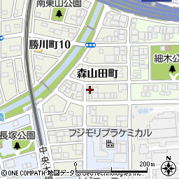 愛知県春日井市森山田町47周辺の地図