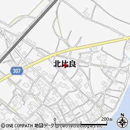 滋賀県大津市北比良周辺の地図