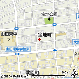 愛知県名古屋市西区宝地町163-2周辺の地図