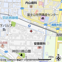 静岡県富士宮市神田川町2周辺の地図