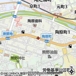 愛知県瀬戸市陶原町2丁目周辺の地図
