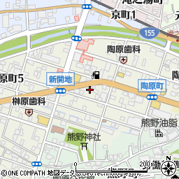 愛知県瀬戸市陶原町周辺の地図