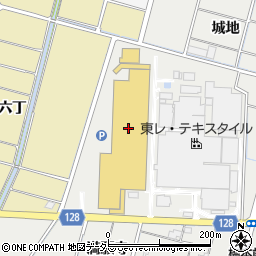 たこ焼き・お好み焼き専門店 さくら屋 メガストア稲沢平和店周辺の地図