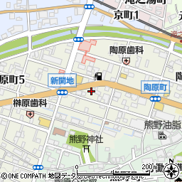 愛知県瀬戸市陶原町周辺の地図