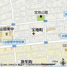 愛知県名古屋市西区宝地町163-1周辺の地図
